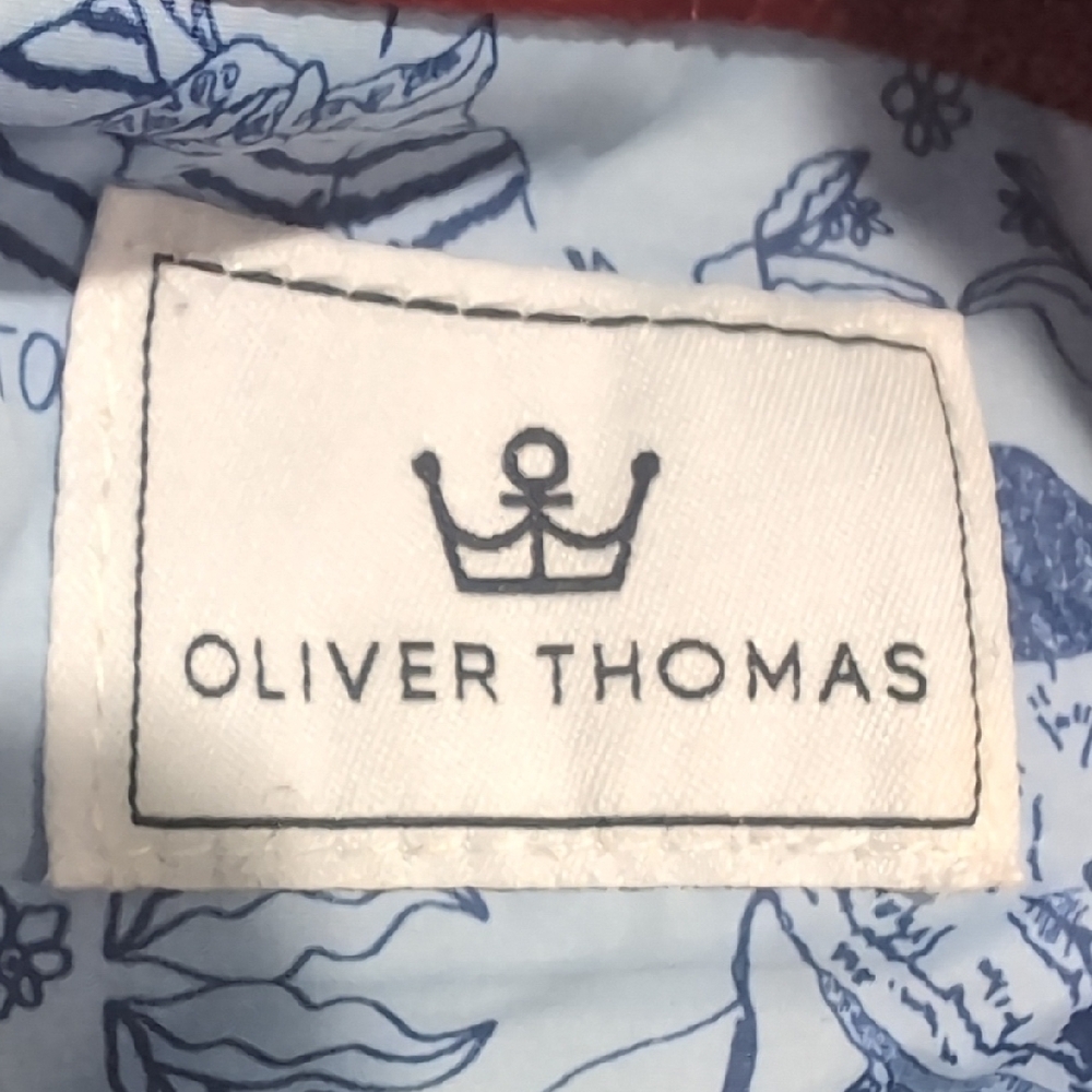 Oliver Thomas Quilted Kitchen Sink Large Burgundy Tote Bag Purse - Flaw Inside - Picture 2 of 8
